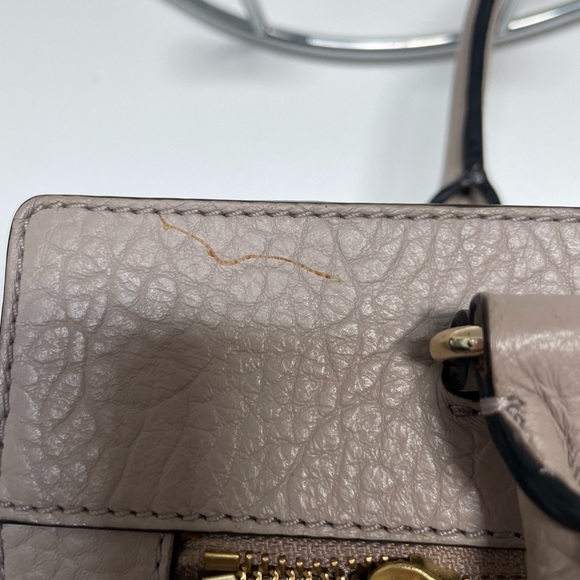 Kate Spade purse, top handle and cross body strap, cut out lace design on front - Picture 5 of 12
